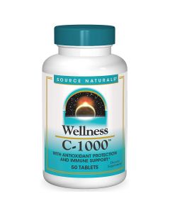 Вітамін С-1000, Wellness, Source Naturals, 50 таблеток