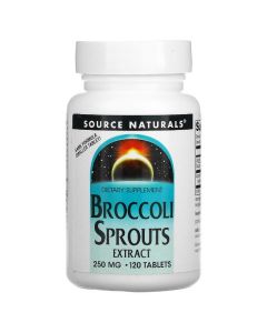 Екстракт Брокколі 250 мг, Source Naturals, 120 таблеток