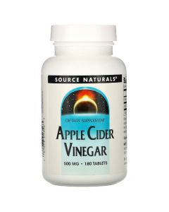 Яблочный Уксус 500мг, Source Naturals, 180 таблеток
