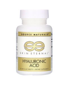 Гіалуронова Кислота 50мг, Source Naturals, Skin Eternal, 60 таблеток