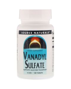 Ванаділ Сульфат 10мг, Source Naturals, 100 таблеток