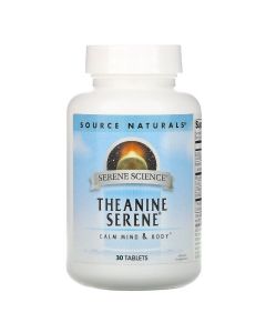 Теанін Серен, Serene Science, Source Naturals, 30 таблеток