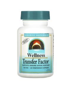 Підтримка імунітету, Wellness Transfer Factor, Source Naturals, 60 вегетаріанських капсул