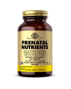 Мультивітаміни для Вагітних, Prenatal Nutrients, Solgar, 120 таблеток