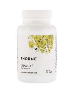 Вітамін E, Суміш токоферолу, Ultimate-E, Thorne, 60 гелевих капсул