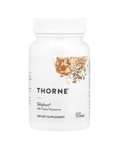 Екстракт розторопші, Siliphos, Milk Thistle Phytosome, Thorne, 90 капсул