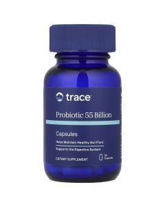 Пробиотик, 55 миллиардов, Probiotic, Trace, 30 капсул